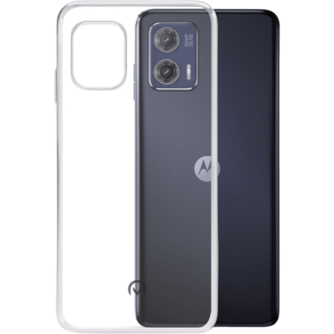 Mobilize Moto G73 Siliconen Hoesje Transparant