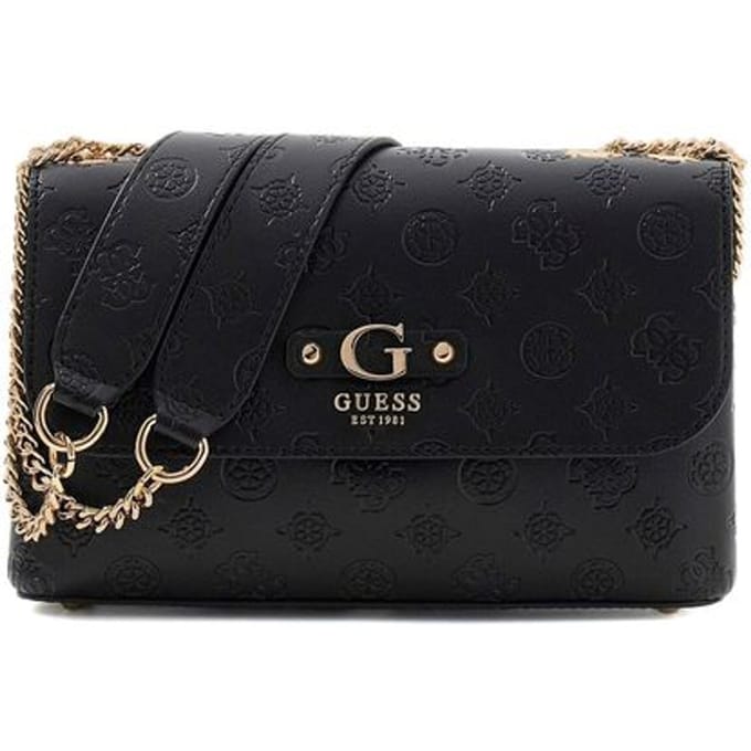 Guess Dita Kleine Schoudertas Dames - Imitatieleer - Zwart