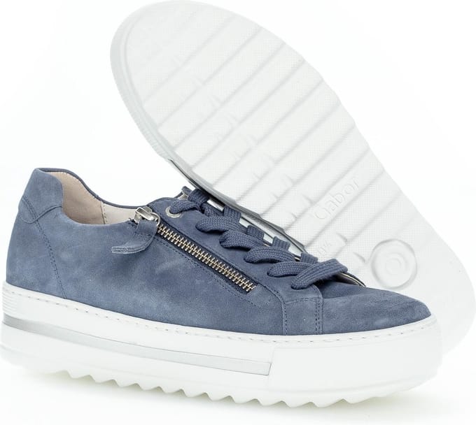 Gabor - Maat 40.5 - 66.498.26 Dames Sneakers - Blauw