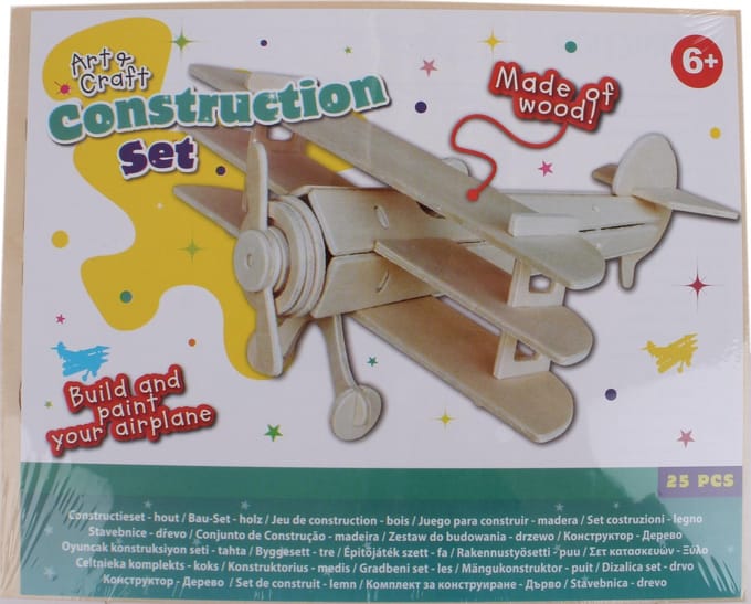 Free And Easy Bouwpakket Hout Dubbeldekker 25-delig