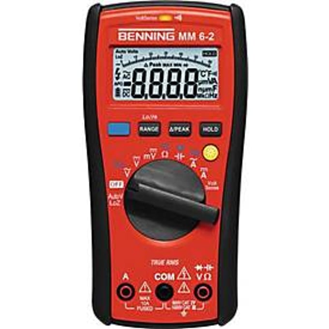 Benning MM 6-2 Multimeter Digitaal LoZ CAT III 1000 V, CAT IV 600 V Weergave (counts): 6000