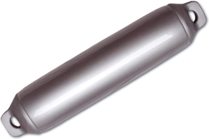 Hollex Fender 6 zilvergijs Stootwil Ø30x90cm