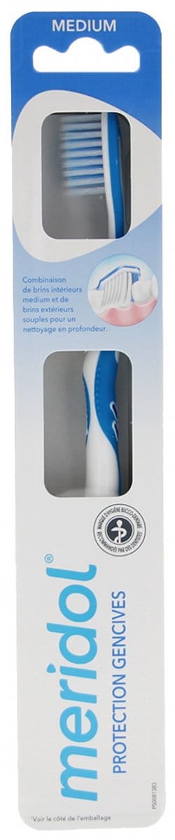 Meridol Medium Tandenborstel (Kleur : Blauw)