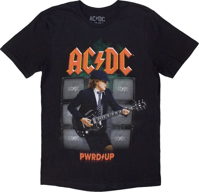 AC/DC - PWRD-UP Gelsenkirchen '24 Heren T-shirt - Zwart