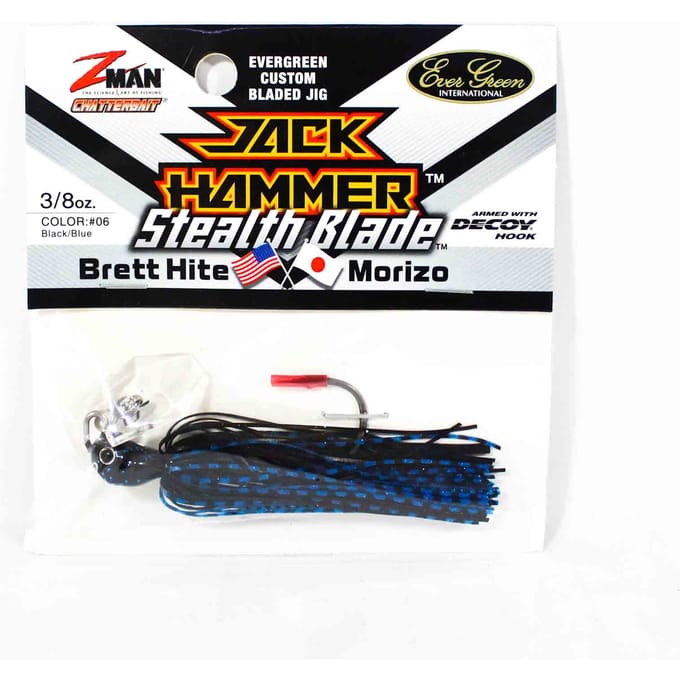 Zman Chatterbait Jackhammer Stealthblade 3/8 Oz Zwart Blauw (4462)