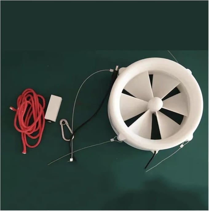 Turbine Generator - USB Lader - Energie Opwekken - Dubbel Doel - 25W Output - One Color