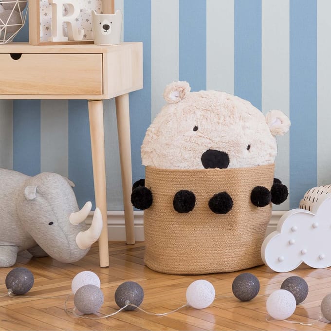 STREPEN BEHANG | Kinderkamer - blauw wit - A.S. Création Little Love