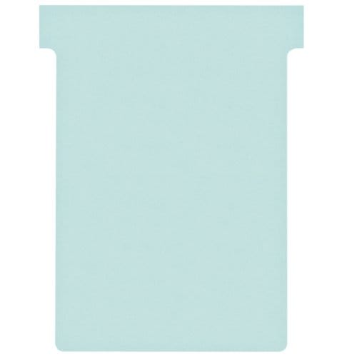 Nobo T-kaarten index 3, ft 120 x 92 mm, lichtblauw, pak met 100 stuks
