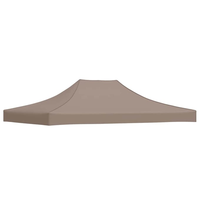 vidaXL - Partytentdak - 270 - g/m² - 4x3 - m - taupe