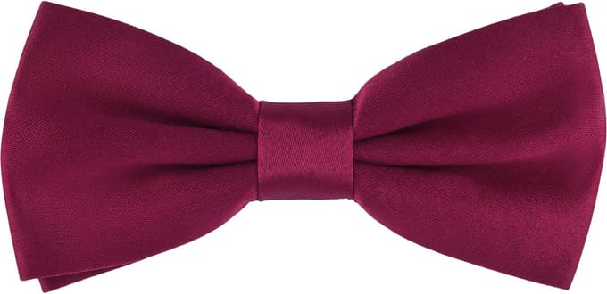 Ladeheid Smal Vlinderdas - Strikjes voor Kinderen - Lengte: 10 cm, Breedte: 5 cm - Bordeaux - LA-SR-MJ