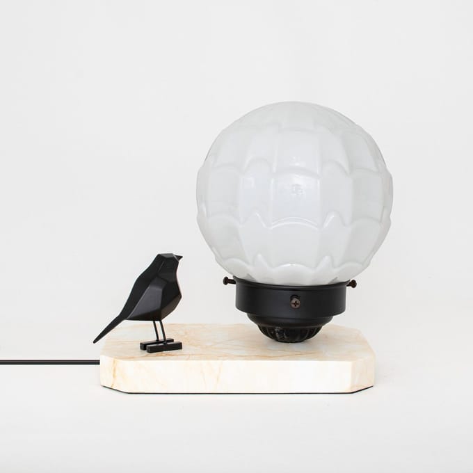 Birdy met Artichoke - Art Deco Trade