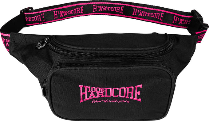 100% Hardcore Heuptas Essential Zwart/Roze