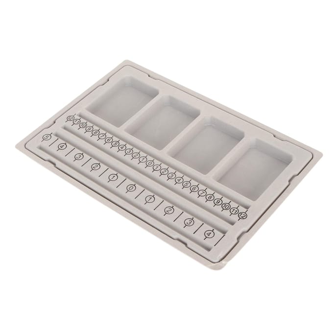 Tapis de conception de perles, planche de perles floquée pour bracelets, colliers, bijoux white