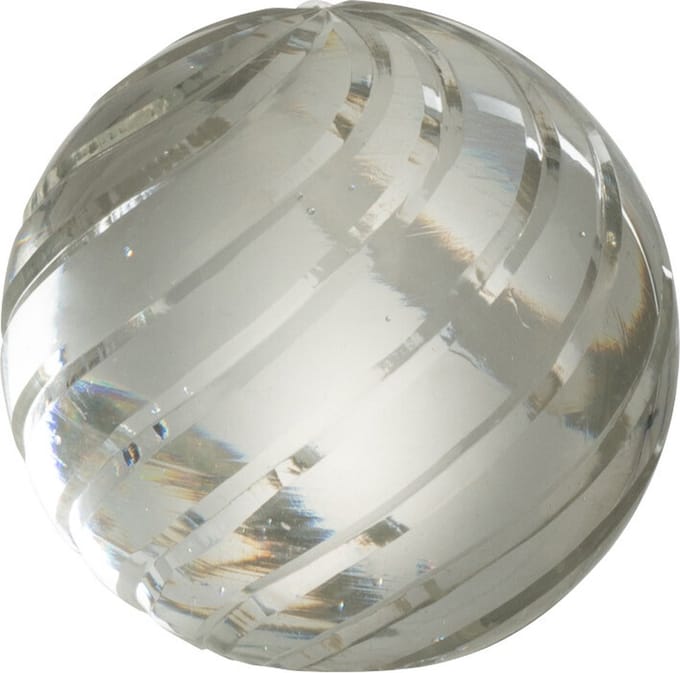 J-Line presse-papier Ondes - glas - transparant - small