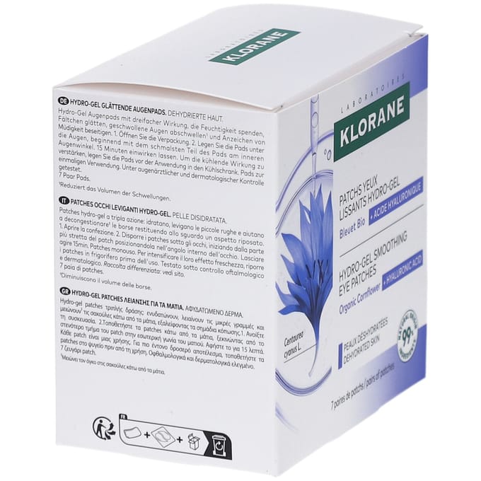 Klorane Smoothing & Soothing Eye Patches Korenbloem 14 Compressen