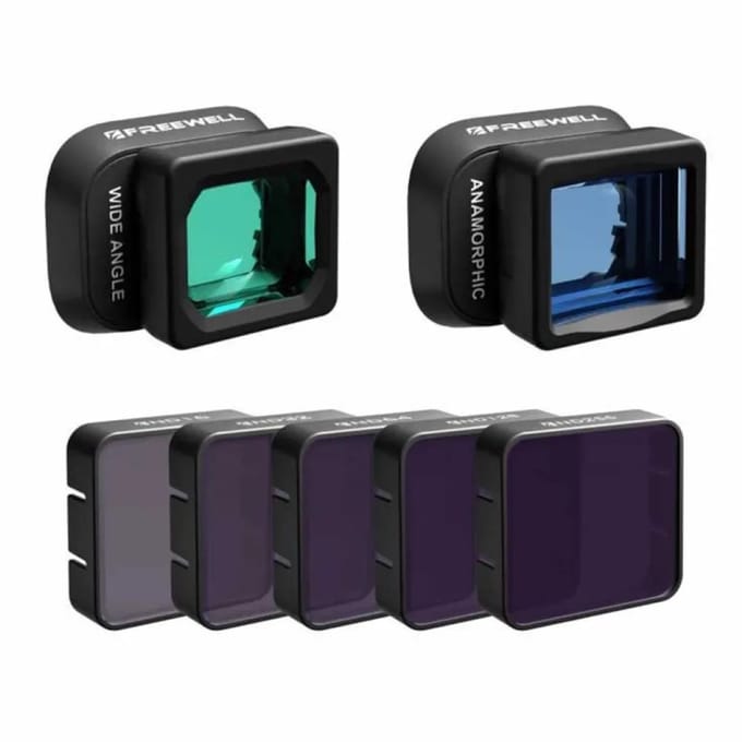 Freewell Mini 4 Pro Groothoek- en Anamorfische Lenskit + ND-filters