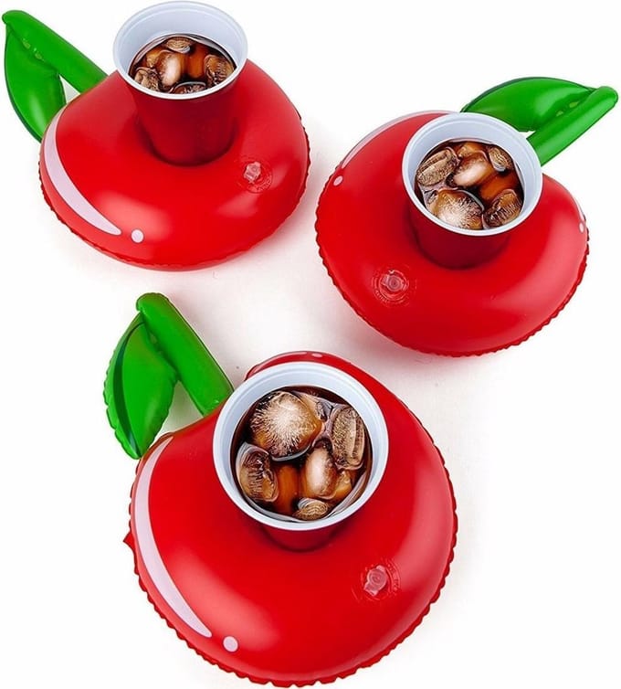 Bigmouth Opblaasbare Drankhouder Juicy Cherries 3-pack