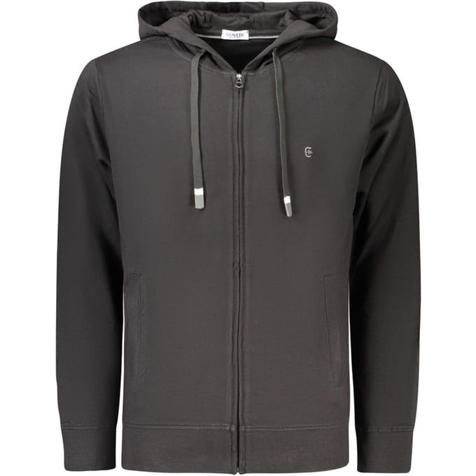 Coveri Moving Zwarte Katoenen Heren Sweatshirt
