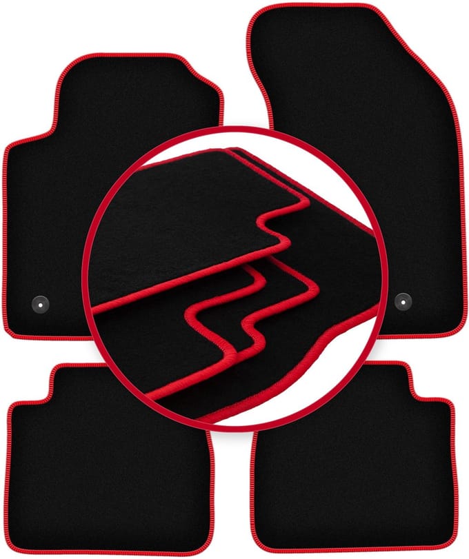 CARLUX-RED automatten voor: Lancia Delta III hatchback (2008-2014)