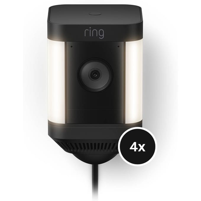 ring Spotlight Cam Plus - Plug-in - Black 8SH1S2-BEU0 IP Bewakingscamera WiFi 1920 x 1080 Pixel