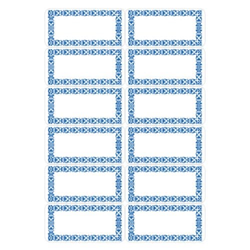 Etiket HERMA 3742 keuken blauw