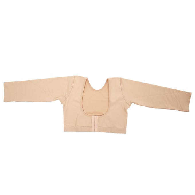 Dames Houding Shaper Bovenarm Shaper Shapewear Compressiemouwen HoudingscorrectorXL XL beige