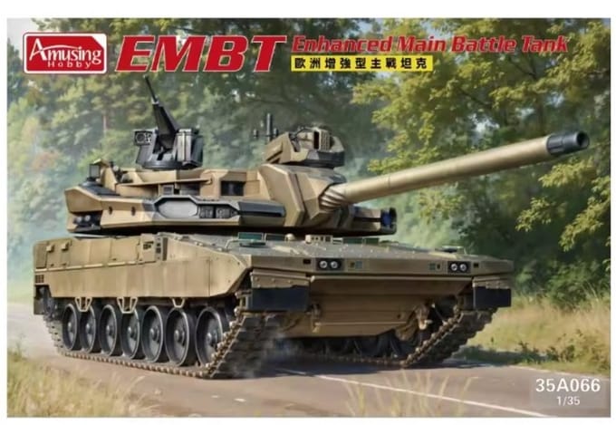 Amusing Hobby 35A066 EMBT Enhanced Main Battle Tank – Moderne Gevechtstank 1:35 Bouwpakket