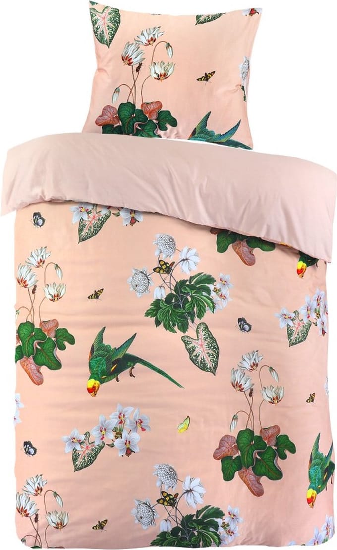 Papillon Parrot Dekbedovertrek - Eenpersoons - 140x200/220 cm - Multi