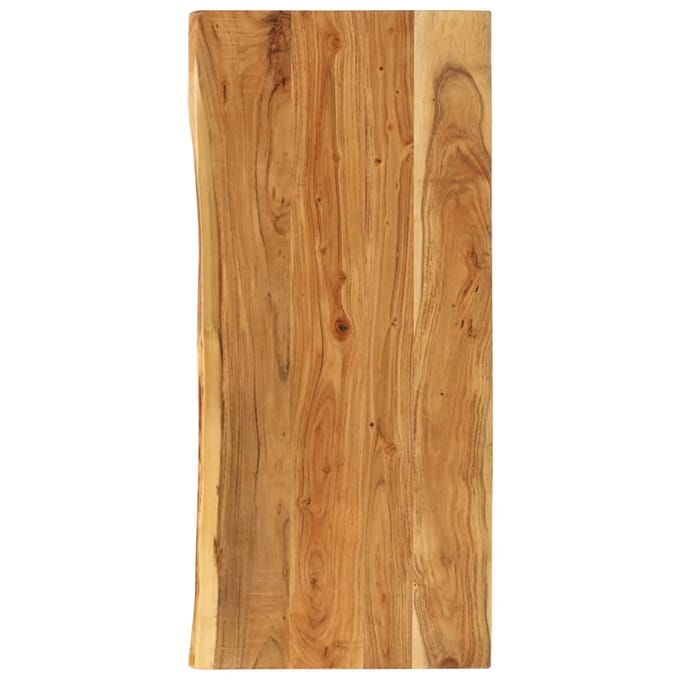 vidaXL - Wastafelblad - 114x52x4 - cm - massief - acaciahout