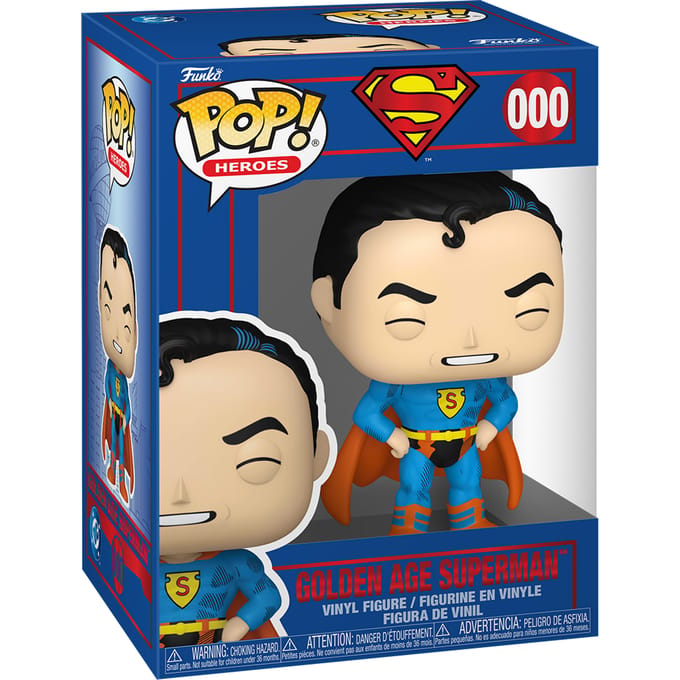 POP Heroes Superman Through the Ages Golden Age Funko POP Vinyl