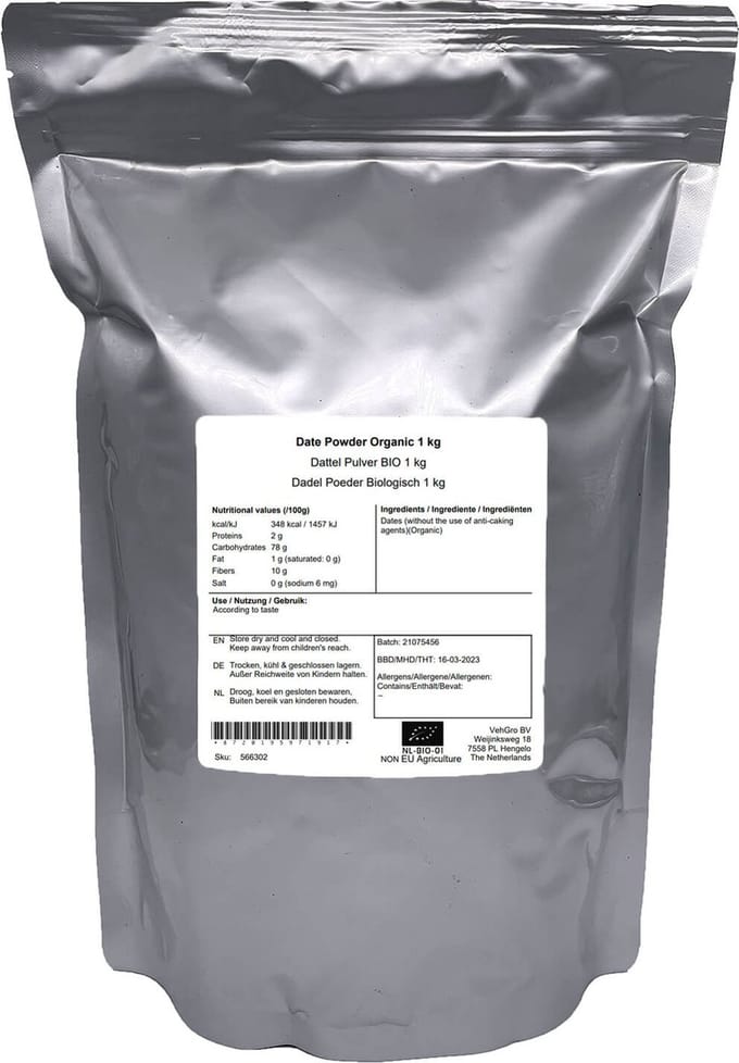 Dadel Poeder - 1 Kg - Holyflavours