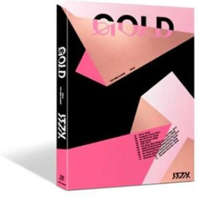 ITZY - [GOUD] STANDAARD,zonder pre-order cadeau Rose