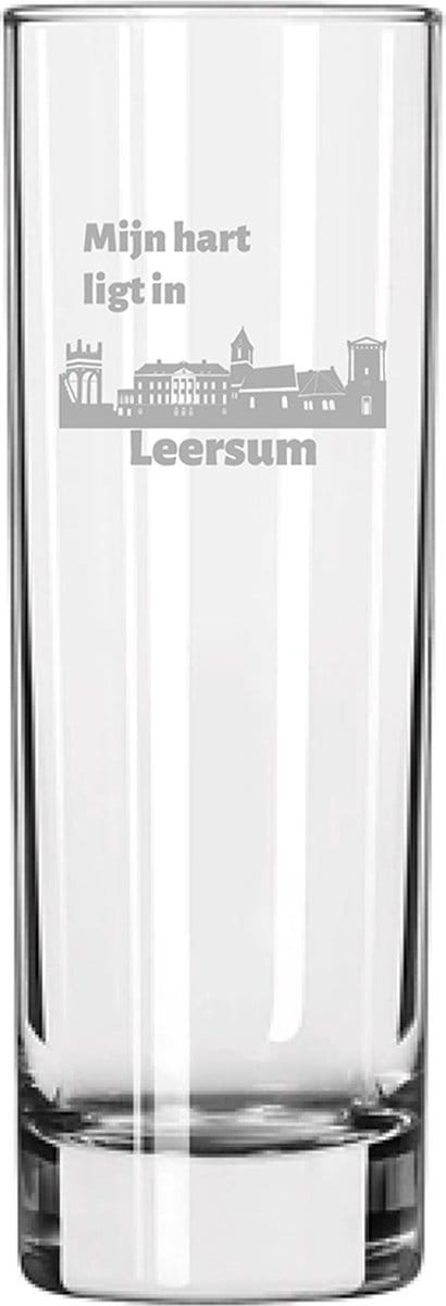 Gegraveerde Longdrinkglas 22cl Leersum