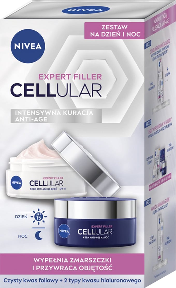 Nivea Cellular Expert Filler - Dag- en Nachtcrème - Anti-Age - SPF 15
