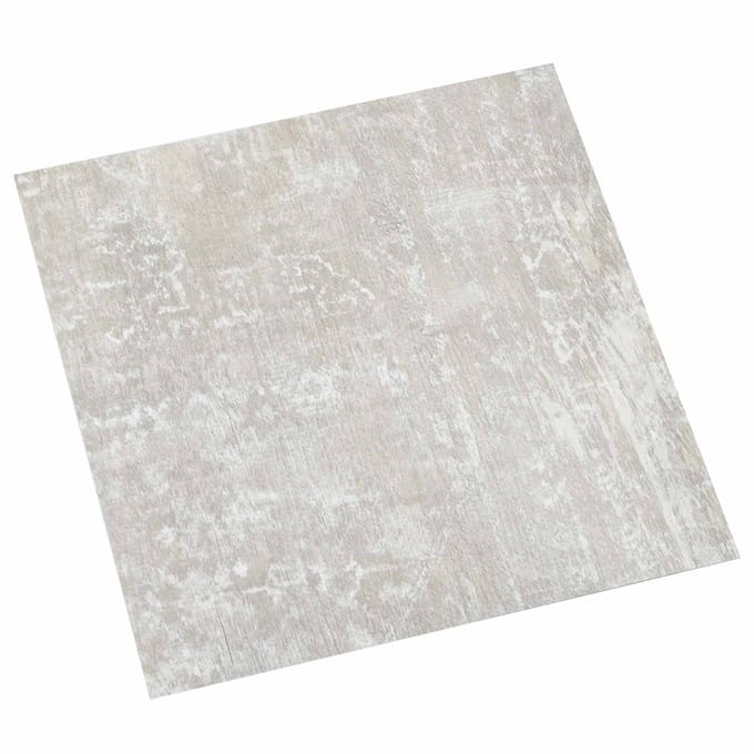 vidaXL - Vloerplanken - Wit - en - hout - 5,11 - m² - 55 - st - PVC