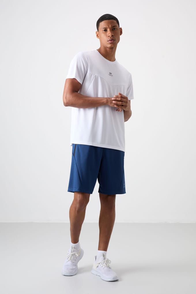 Heren Polyester Gebreide Zweet Shorts