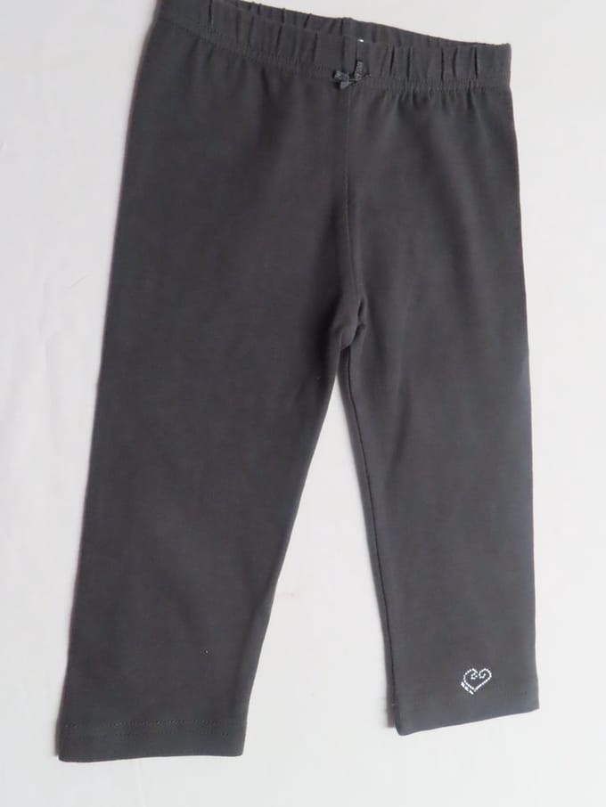 Legging - Meiqje - Donker Grijst - 1 jaar 80