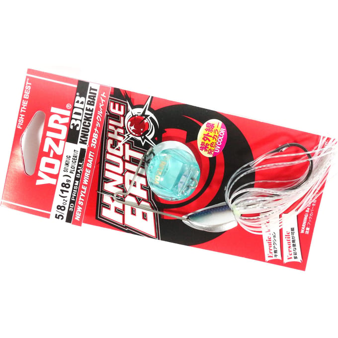 Yo Zuri Duel 3DB Knuckle Spinnerbait 5/8 oz Zinkend Kunstaas R1328-SH (2558)