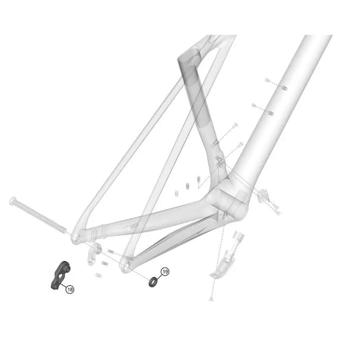Derailleurhanger Lapierre Xelius SL3 - Pulsium CF Aircode