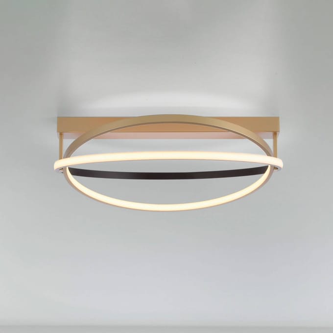 Q-Smart-Home Paul Neuhaus Q-Beluga LED plafondlamp, messing