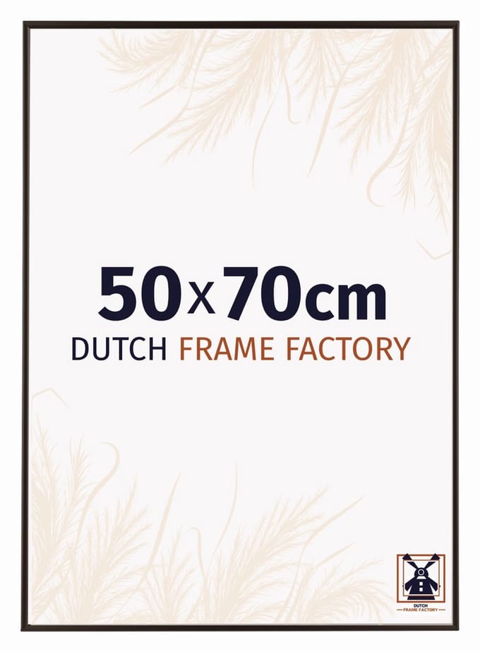 Fotolijst 50x70 cm - Kunststof - Antraciet - Easy