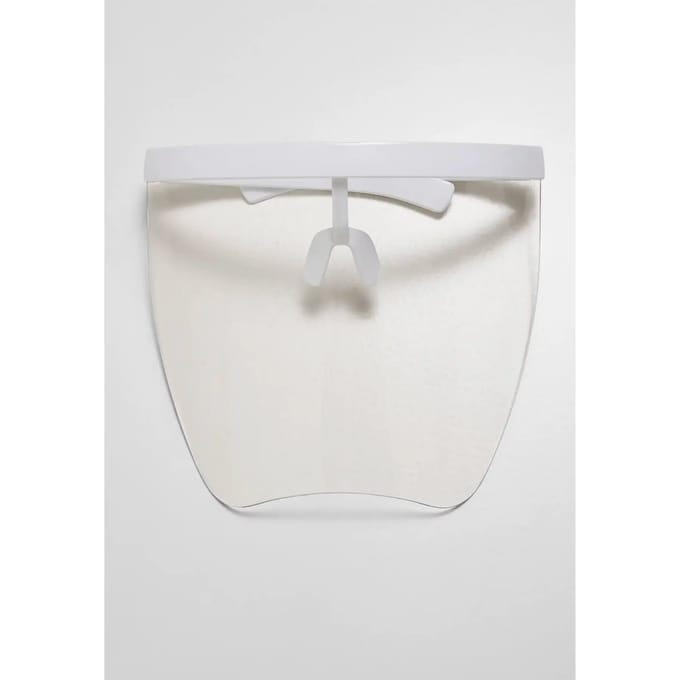 Urban Classics - Front Visor Zonnebril - Wit/Transparant