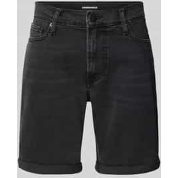 slim fit korte jeans van katoenmix model 'NAAILO'