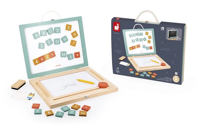 Janod - Educatief - 4-In-1 tekenbord