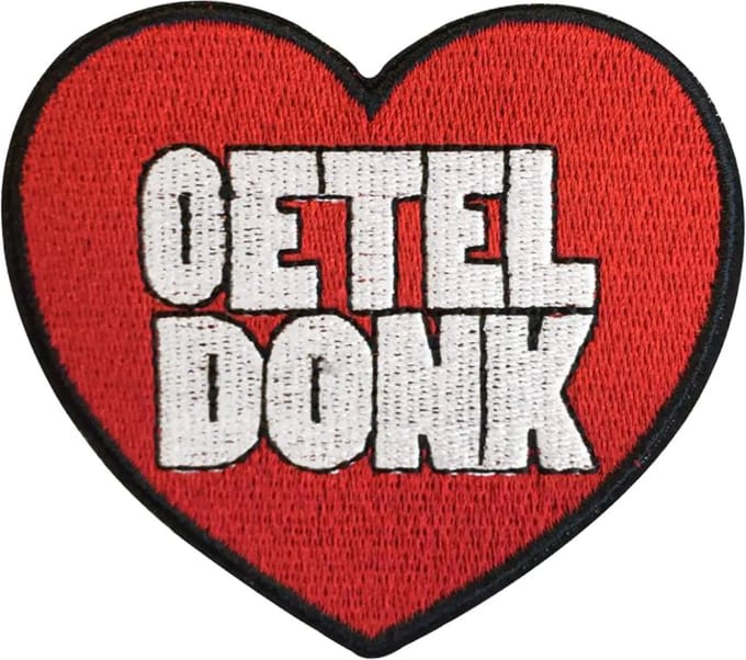 Fjesta© Oeteldonk Embleem - Rood Hart - Carnaval Den Bosch