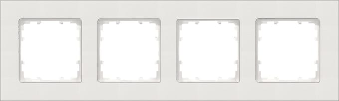 Siemens 5TG11140 Frame 4-voudig Delta Wit Schakelmateriaal 1 stuk(s)