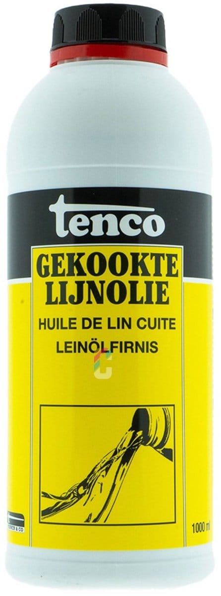 Tenco gekookte lijnolie - 1 liter