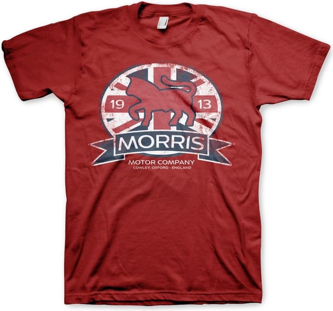Morris Motor Co. England T-shirt Tango-Red