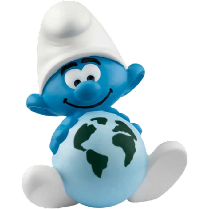 schleich de Smurfen - Duurzaamheidsmurf - 20844