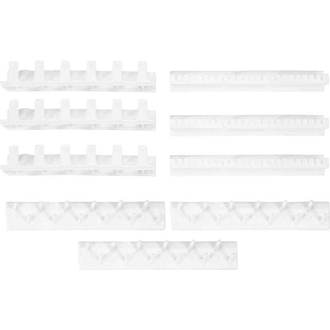 Présentoir à bijoux pour colliers, bagues, boucles d'oreilles, accessoires, organisateur de bijoux, support mural à crochet white